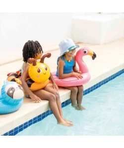 SALVAGENTE GONFIABILE PER BAMBINI INTEX "ANIMALI" IN VINILE ASSORTITI - COD. 59220NP