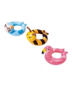SALVAGENTE GONFIABILE PER BAMBINI INTEX "ANIMALI" IN VINILE ASSORTITI - COD. 59220NP