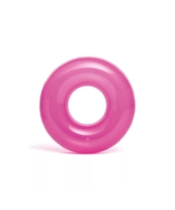 SALVAGENTE GONFIABILE INTEX "TRASPARENTE" IN VINILE COLORI ASSORTITI Ø 76 CM - COD. 59260NP