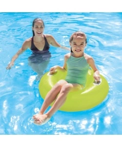 SALVAGENTE GONFIABILE CON MANIGLIE INTEX IN VINILE COLORI ASSORTITI 76X76 CM - COD. 59258NP