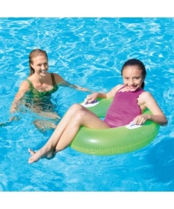 SALVAGENTE GONFIABILE CON MANIGLIE INTEX IN VINILE COLORI ASSORTITI 76X76 CM - COD. 59258NP