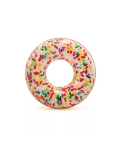 SALVAGENTE GONFIABILE INTEX "DONUT CON ZUCCHERINI" IN VINILE 99X25 CM - COD. 56263NP