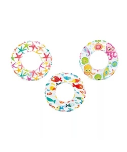 SALVAGENTE GONFIABILE PER BAMBINI INTEX "FANTASIA" IN VINILE COLORI ASSORTITI Ø 51 CM - COD. 59230NP