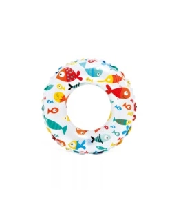 SALVAGENTE GONFIABILE PER BAMBINI INTEX "FANTASIA" IN VINILE COLORI ASSORTITI Ø 61 CM - COD. 59241NP