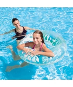 SALVAGENTE GONFIABILE INTEX "PALME" IN VINILE COLORI ASSORTITI Ø 91 CM - COD. 59251NP