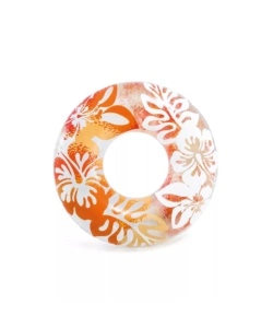 SALVAGENTE GONFIABILE INTEX "PALME" IN VINILE COLORI ASSORTITI Ø 91 CM - COD. 59251NP