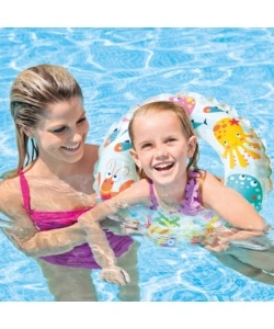 SALVAGENTE GONFIABILE PER BAMBINI INTEX "FONDO MARINO" IN VINILE Ø 51 CM - COD. 56205NP