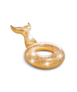 SALVAGENTE GONFIABILE INTEX "SIRENA GLITTER" IN VINILE COLORI ASSORTITI 147X107X79 CM - COD. 56258EU