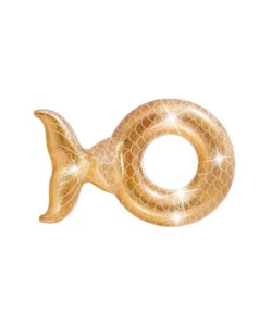 SALVAGENTE GONFIABILE INTEX "SIRENA GLITTER" IN VINILE COLORI ASSORTITI 147X107X79 CM - COD. 56258EU