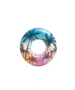 SALVAGENTE GONFIABILE CON MANICI INTEX IN VINILE COLORI ASSORTITI Ø 97 CM - COD. 58263NP