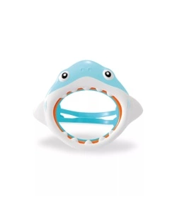 SET MASCHERA E BOCCAGLIO INTEX "SQUALETTO" IN PLASTICA COLORI ASSORTITI - COD. 55944