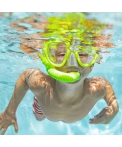 SET MASCHERA E BOCCAGLIO INTEX "ADVENTURER" COLORI ASSORTITI - COD. 55642