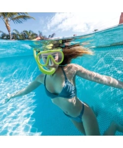 SET MASCHERA E BOCCAGLIO INTEX "ADVENTURER" COLORI ASSORTITI - COD. 55642