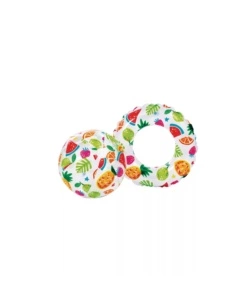 SET PISCINA, SALVAGENTE E PALLA INTEX IN VINILE STAMPA FANTASIA - COD. 59469NP