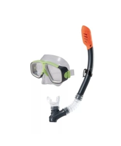 SET MASCHERA E BOCCAGLIO INTEX "RIDER" IN PLASTICA COLORI ASSORTITI - COD. 55949