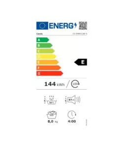ASCIUGATRICE A LIBERA INSTALLAZIONE CANDY "CS EH8N1LBE-S" A POMPA DI CALORE CARICO 8 KG CLASSE ENERGETICA E