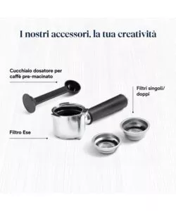MACCHINA DA CAFFE' DE LONGHI "DEDICA" GRIGIO 1300 W