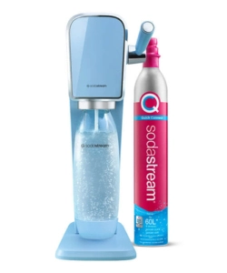 KIT GASATORE ACQUA SODASTREAM "ART" MISTY BLUE BOTTIGLIA 1 LT E 1 CILINDRO CO2