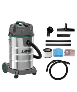 Aspiratore solidi e liquidi elettrico Lavor "Dozzy Power" con presa elettroutensili 1400W 30lt 40l/s