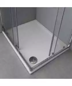 Box doccia angolare "Marte" cromato 70x70x195 cm