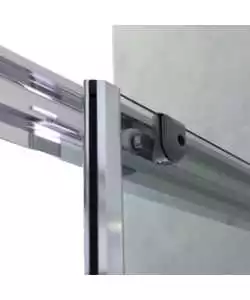 Box doccia angolare "Marte" cromato 80x80x195 cm