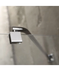 Box doccia rettangolare "Stella" cromato 80x100x190 cm