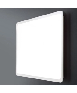 Specchiera quadrata stondata con led integrati 60x60 cm