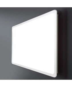 Specchiera rettangolare stondata con led integrati 60x90 cm