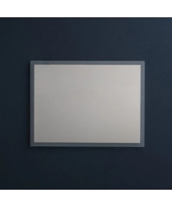 Specchiera rettangolare reversibile con illuminazione a led 80x60 cm