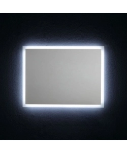 Specchiera rettangolare reversibile con illuminazione a led 80x60 cm