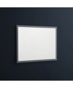 Specchiera rettangolare reversibile con illuminazione a led 80x60 cm