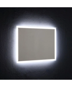 Specchiera rettangolare reversibile con illuminazione a led 80x60 cm