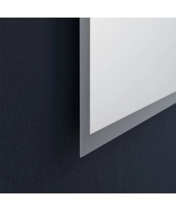 Specchiera rettangolare reversibile con illuminazione a led 80x60 cm