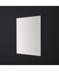 Specchiera rettangolare reversibile con illuminazione led 80x70 cm
