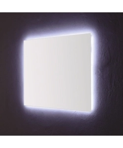 Specchiera rettangolare reversibile con illuminazione led 90x70 cm