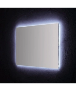 Specchiera rettangolare reversibile con illuminazione led 100x70 cm