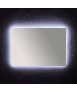 Specchiera rettangolare reversibile con illuminazione led 100x70 cm