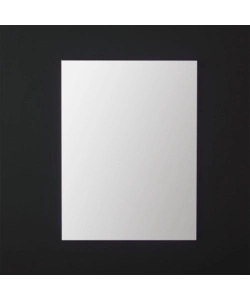 Specchiera rettangolare reversibile con illuminazione led 60x80 cm