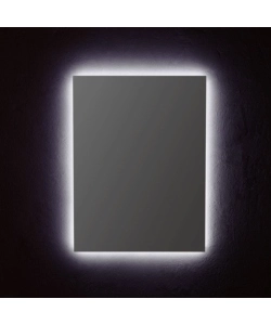 Specchiera rettangolare reversibile con illuminazione led 60x80 cm