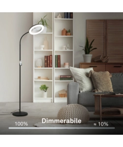 Piantana led RBG con ventilatore "Windy" 6500K 1380lm 13,8W