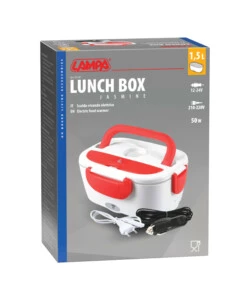 Scalda vivande elettrico per auto e presa corrente Lampa "Lunch Box" 1,5 lt 50W