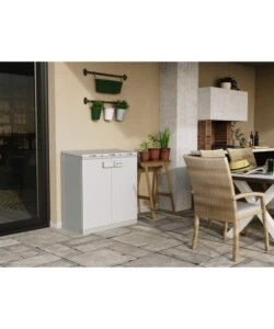 Armadio per raccolta differenziata Keter "ReCyclo Basic" 87x45x96 cm