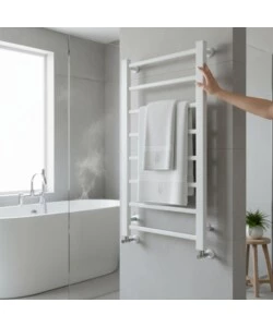 Scaldasalviette elettrico Ignip "2 in 1" bianco 100 W
