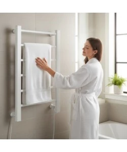 Scaldasalviette elettrico Ignip "2 in 1" bianco 100 W
