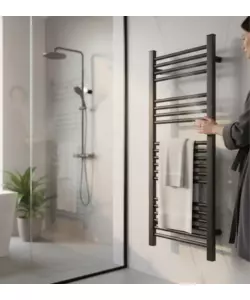 Scaldasalviette elettrico da parete Ignip grigio 200W