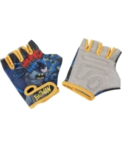 Coppia di guanti da bici per bambini "Batman" senza dita