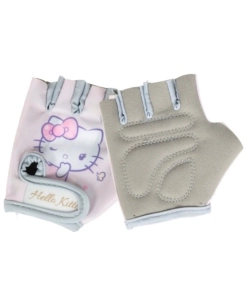 Coppia di guanti da bici per bambini "Hello Kitty" senza dita