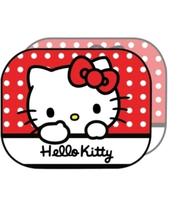 Coppia tendine parasole laterali auto "Hello Kitty" 44x35 cm