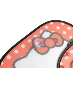 Coppia tendine parasole laterali auto "Hello Kitty" 44x35 cm