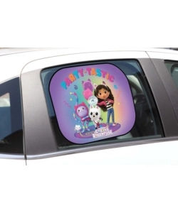 Coppia tendine parasole laterali auto "Gabby Party" 44x35 cm